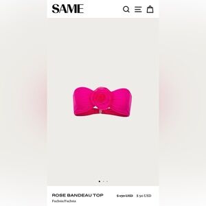 SAME bikini top - NWT